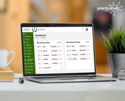 Practice Hub dashboard w logo 20210827